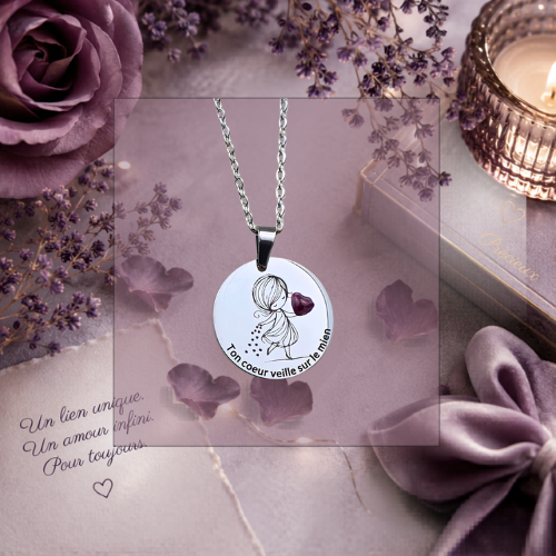 Médaille "Ton coeur veille sur le mien"