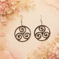 Boucles d'oreilles Triskel