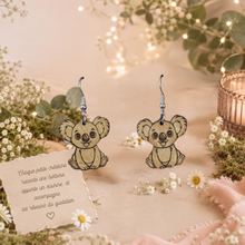 Boucles d'oreilles Koala