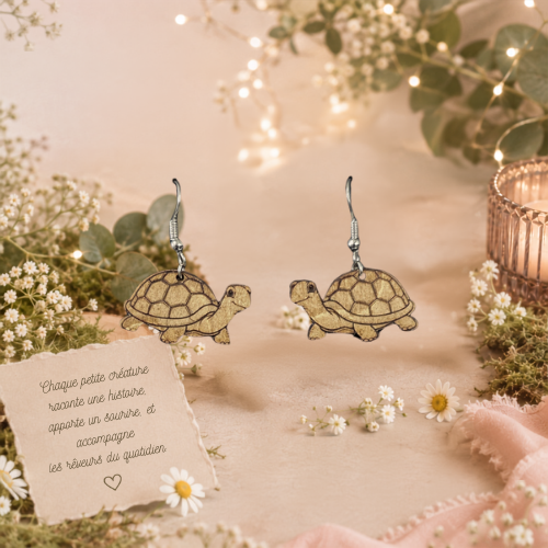 Boucles d'oreilles Tortues