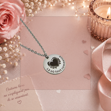 Pendentif sur chaîne "Là où tout commence"