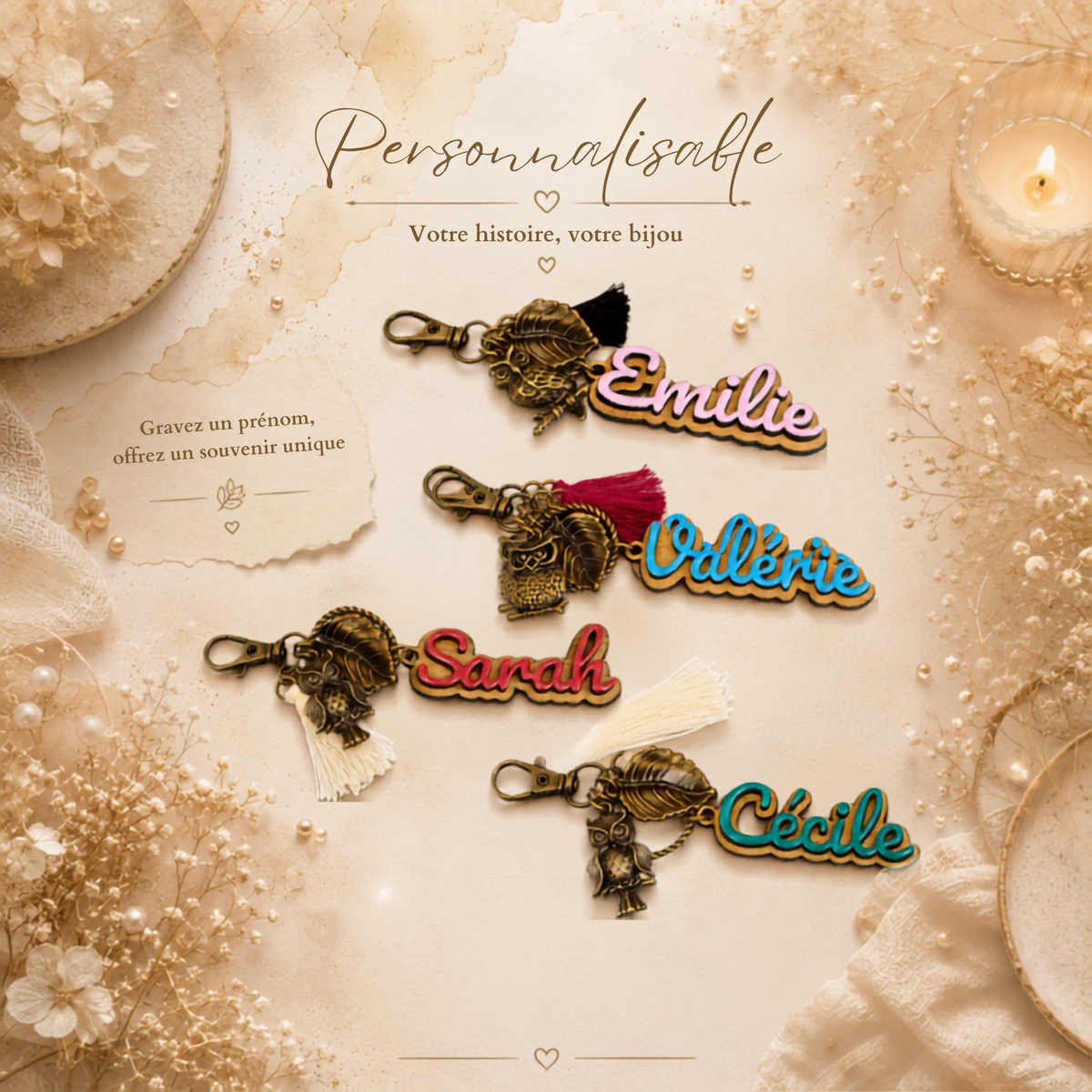 Collection Personnalisable 💛 Les Prénoms d'Aliéra