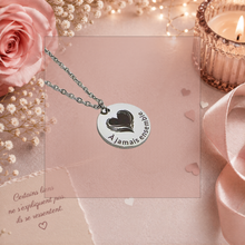 Pendentif sur chaîne "A Jamais ensemble"