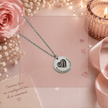 Pendentif sur chaîne "Notre amour toujours"